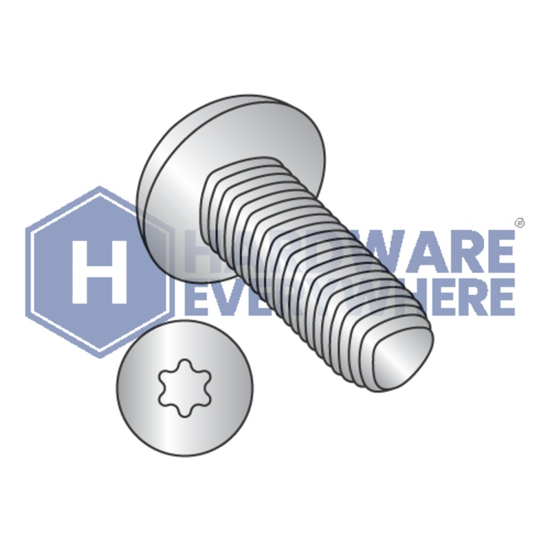 10-32 X 1/4 Thread Forming Screws / Torx / Pan Head / 18-8 Stainless / Plain / Taptite Alternate