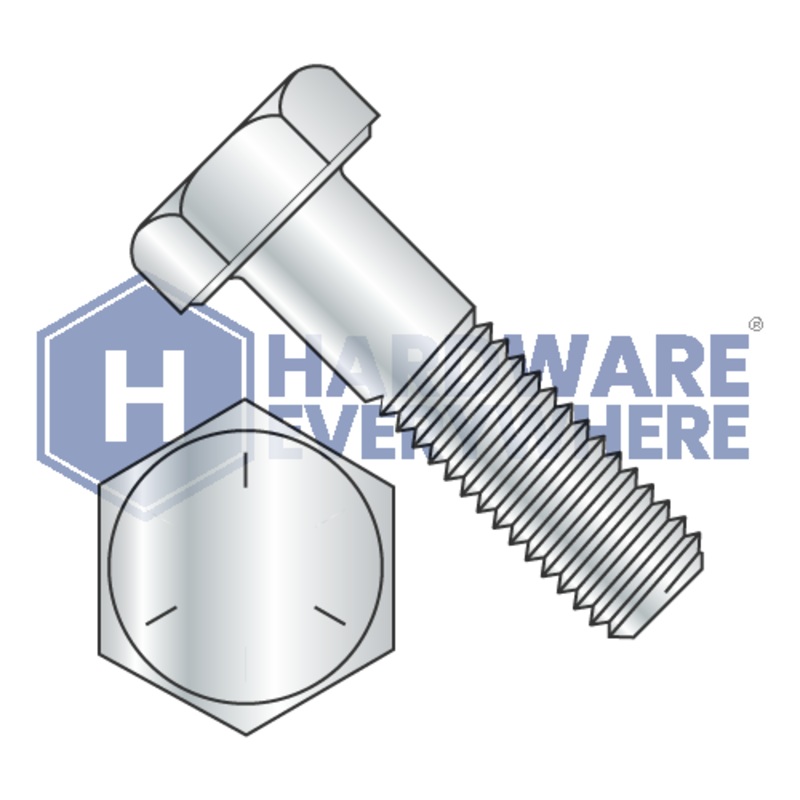 7/16-14 x 2 HEX CAP SCREWS / Grade 5 / Zinc
