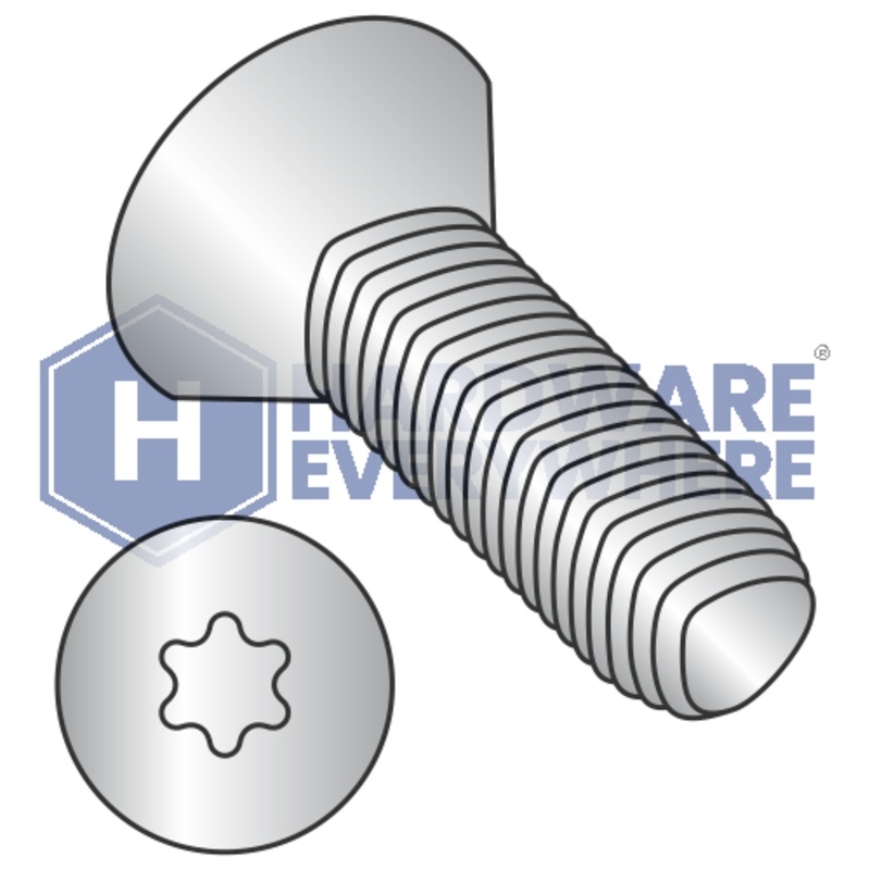 8-32 X 1/2 Thread Forming Screws / Torx / Flat Head  / 18-8 Stainless / Plain / Taptite Alternate