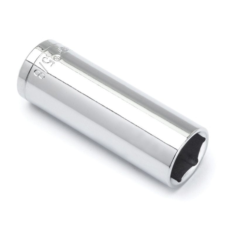CRESCENT CDDS29N Socket, System of Measurement: Imperial, Deep Length, 5/8 in Socket, 3/8 in Drive, 6-Point