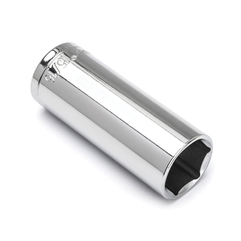 CRESCENT CDDS63N Socket, System of Measurement: Imperial, Deep Length, 15/16 in Socket, 1/2 in Drive, 6-Point