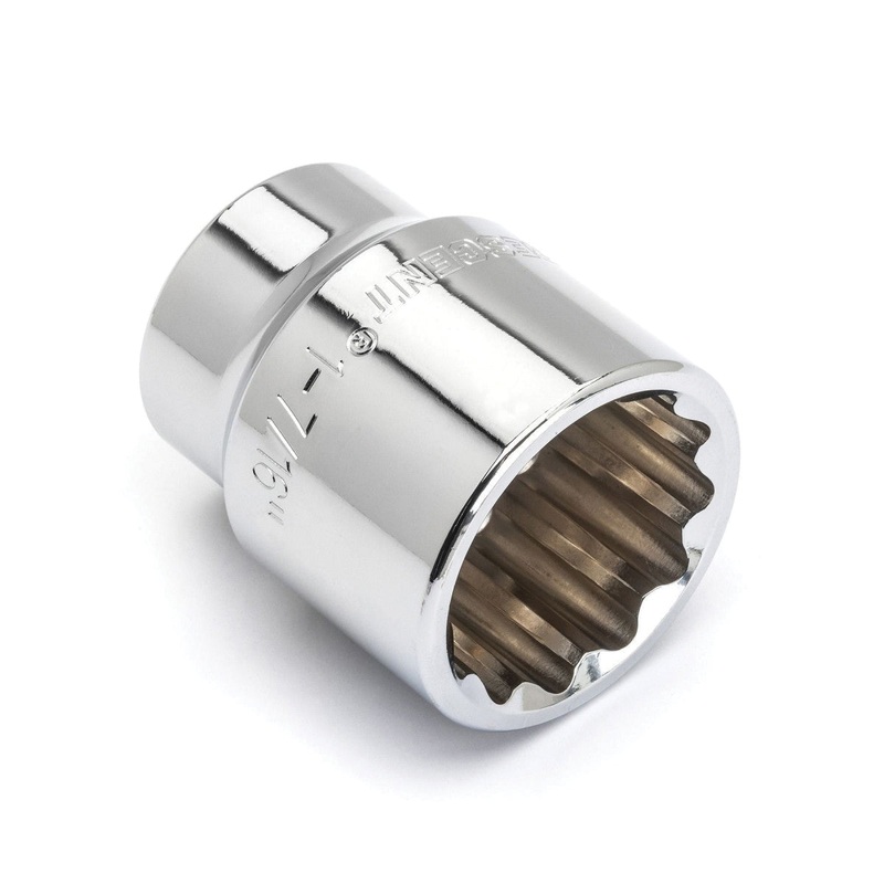 CRESCENT CDS100N Socket, System of Measurement: Imperial, Standard Length, 1-7/16 in Socket, 3/4 in Drive, 12-Point
