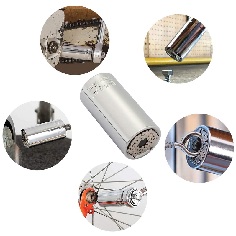 Gator-Grip ETC-120 Socket, System of Measurement: Imperial, 3/8 in Drive