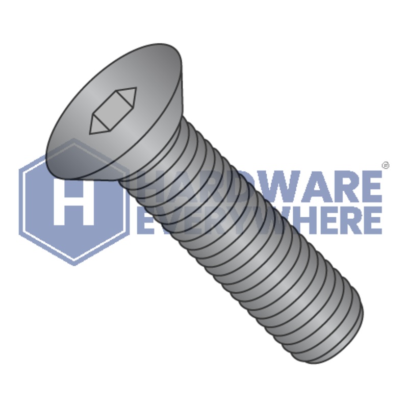 M6-1 x 25 METRIC FLAT HEAD SOCKET CAP SCREWS / Flat Head / Steel / Black Oxide