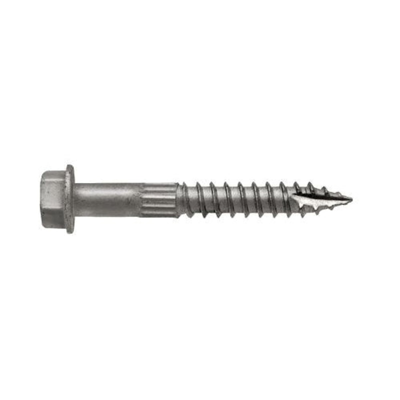 Simpson Strong-Tie Strong-Drive SDS SDS25500-R25L Connector Screw, 1/4 in Thread, Hex Drive, 3/8 in Drive, Hex Head