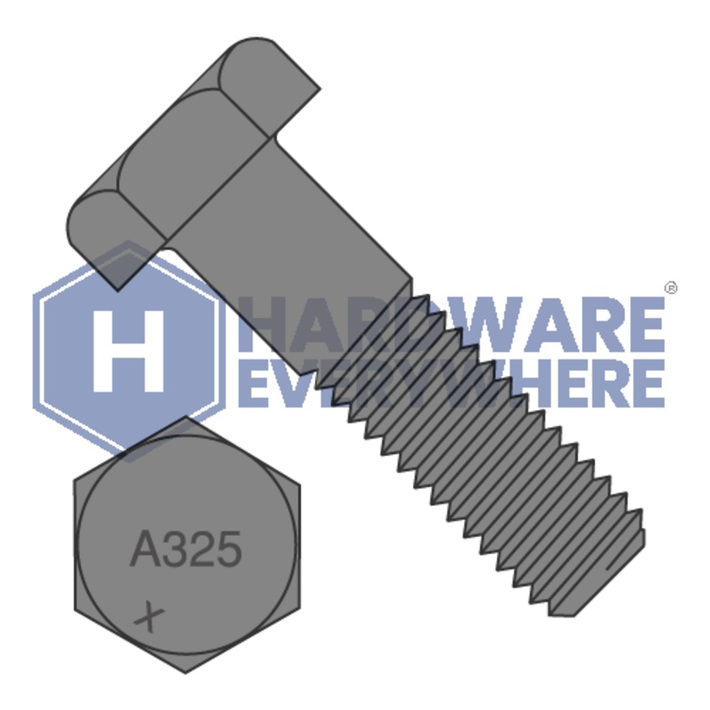 7/8-9 x 2 STRUCTURAL BOLTS / A325 / Plain