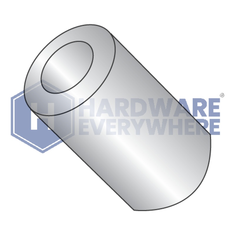 8 x 7/8 ROUND SPACERS / Brass / Nickel