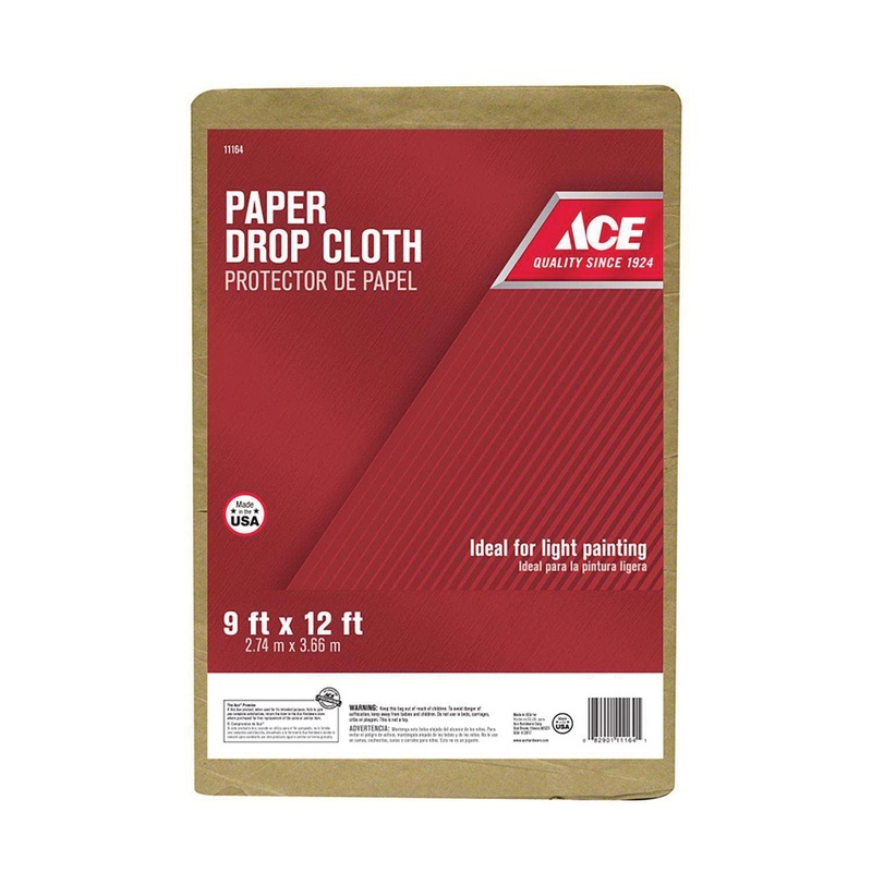 ACE 02101/12ACE Drop Cloth, 9 ft W, 12 ft L, Paper