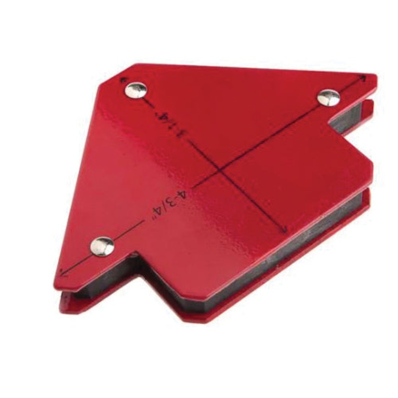 Forney 70716 Small Multi-Purpose Magnet Holder, 45 deg, 90 deg, 135 deg Holding