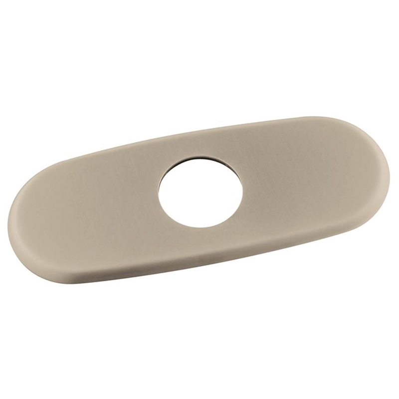 GROHE Universal 07551EN0 Escutcheon, Brushed Nickel, 4.92 in L x 4.13 in W x 1.18 in H