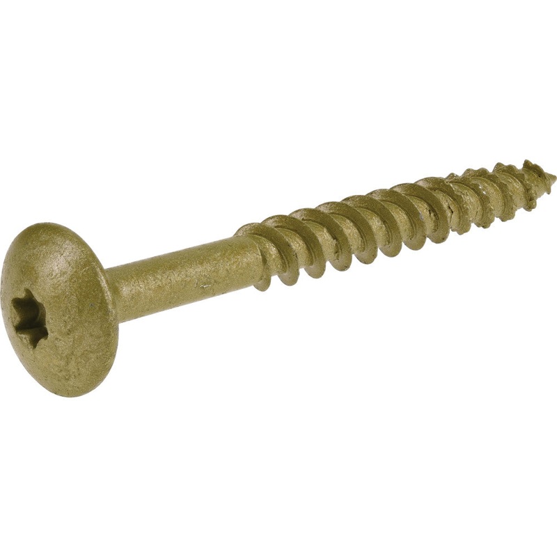 PowerPro 47868 Exterior Construction Lag Screw, Carbon Steel, Epoxy-Coated, 2-1/2 in OAL