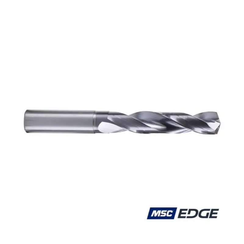 MSC Edge 15.5mm 5xD Carbide TiAlN Coated Through Coolant Drill