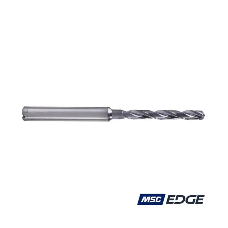 MSC Edge 4.6mm 5xD Carbide TiAlN Coated Through Coolant Drill