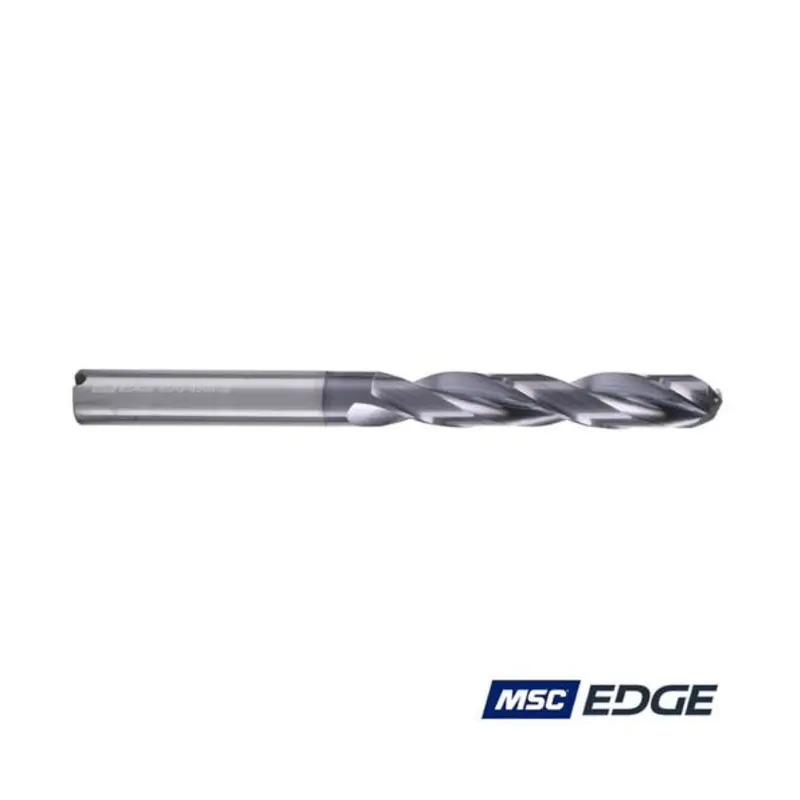 MSC Edge 8mm 5xD Carbide TiAlN Coated Through Coolant Drill