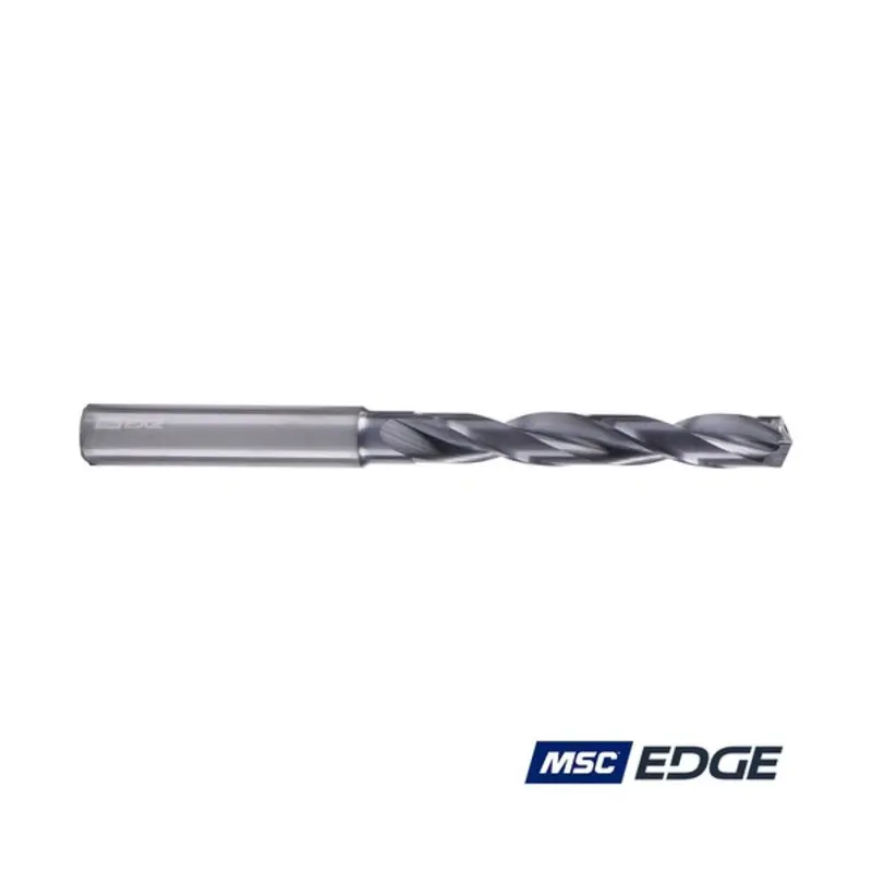 MSC Edge 9mm 5xD Carbide TiAlN Coated Through Coolant Drill