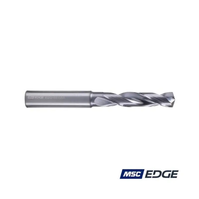 MSC Edge 10.5mm 3xD Carbide TiAlN Coated Drill