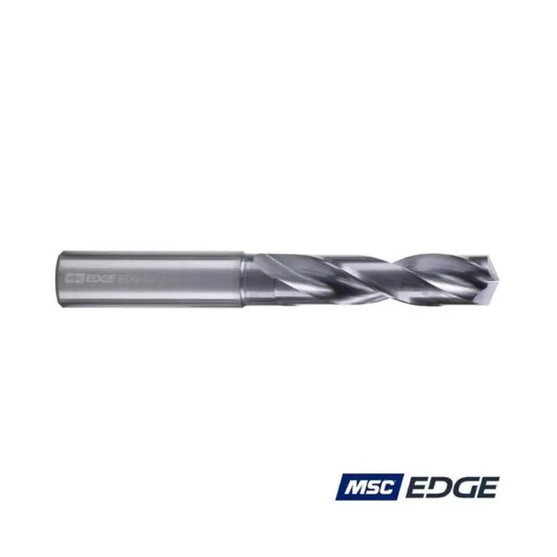 MSC Edge 13mm 3xD Carbide TiAlN Coated Drill
