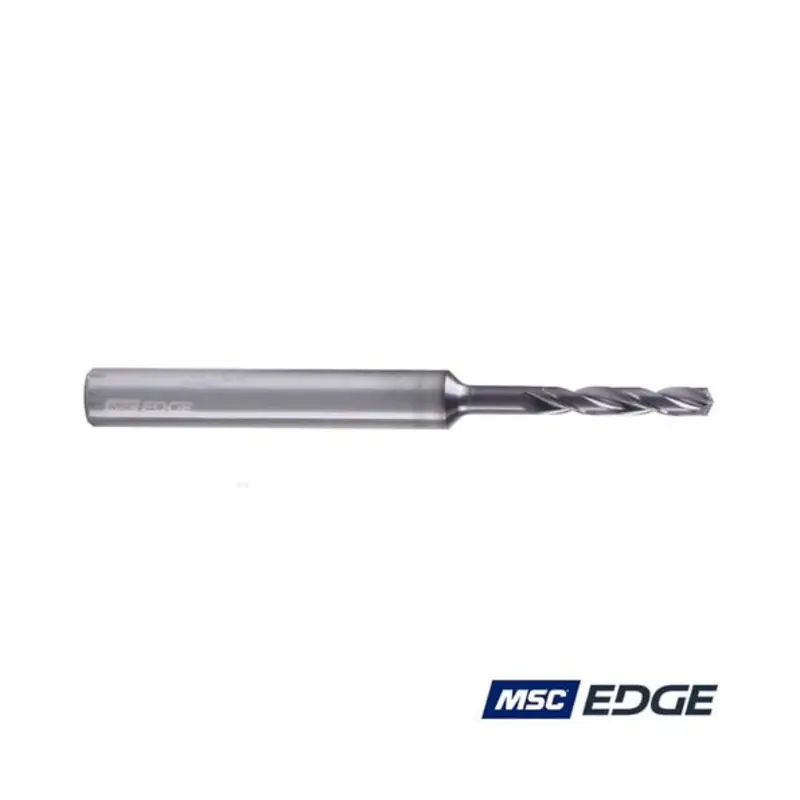 MSC Edge 3.4mm 3xD Carbide TiAlN Coated Drill