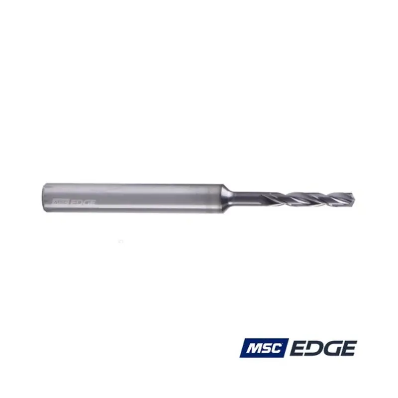 MSC Edge 4mm 3xD Carbide TiAlN Coated Drill