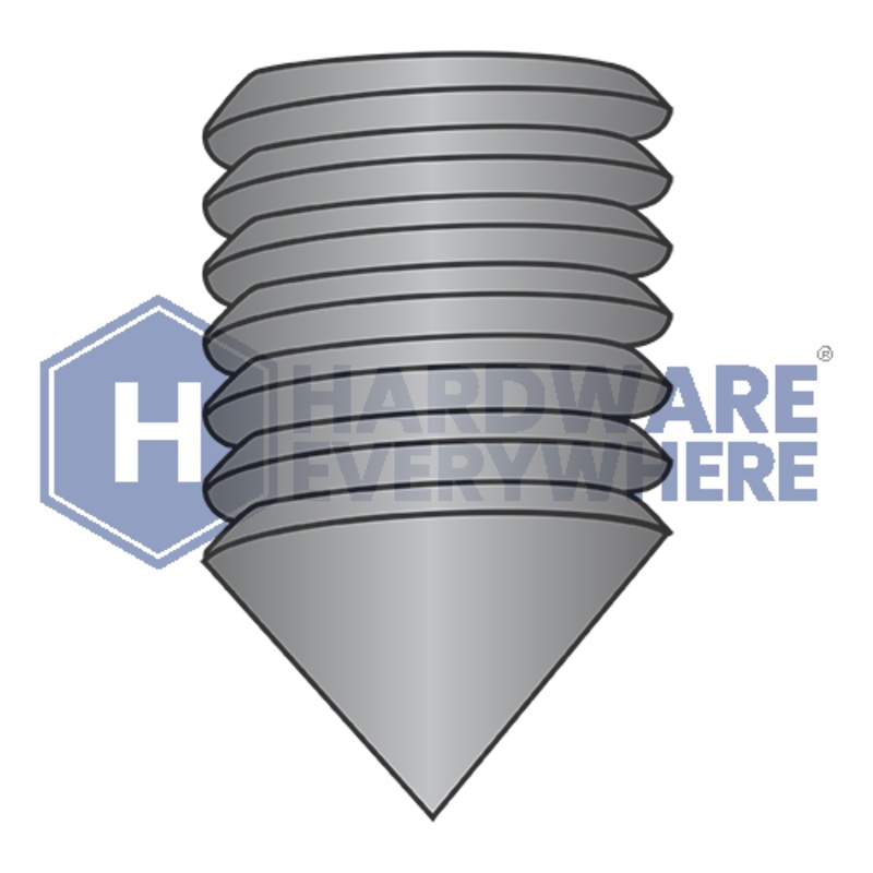 10-24 x 3/8 SOCKET SET SCREWS / 18-8 Stainless / Plain