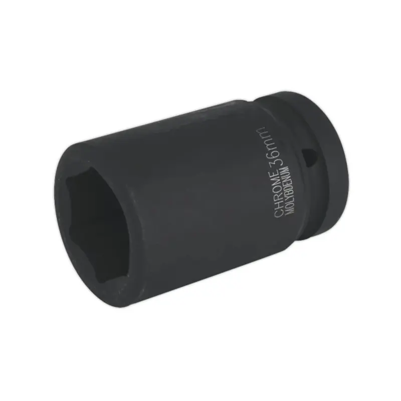 Sealey Impact Socket 36mm Deep 1"Sq Drive