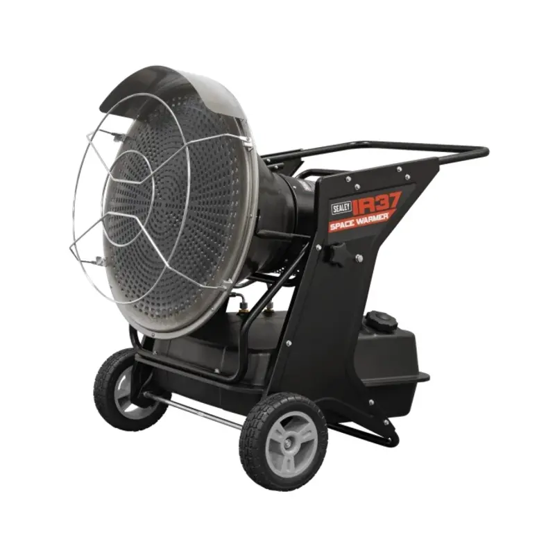 Sealey Infrared Space Warmer Kerosene/Diesel Heater with Wheels 136,000Btu/hr