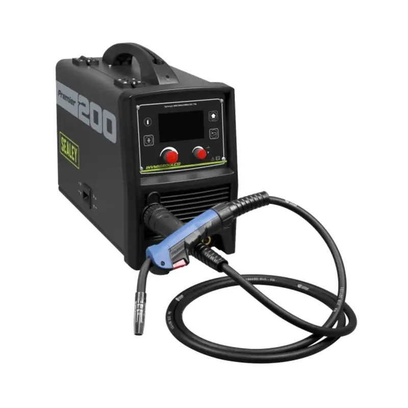 Sealey Inverter Welder MIG, TIG & MMA 200A with LCD Screen