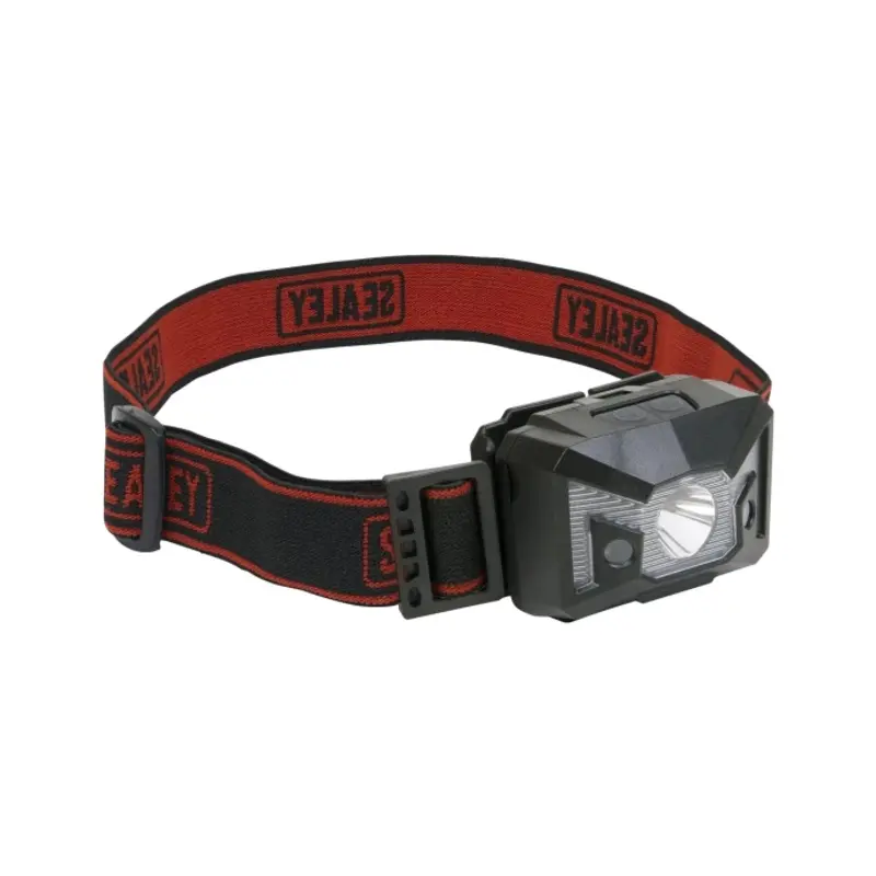 Sealey Head Torch 3W SMD & 2 Red LED 3 x AAA Cell with Auto-Sensor