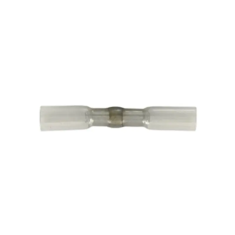 Sealey Heat Shrink Butt Connector with Crimp & Solder Clear Pack of 25