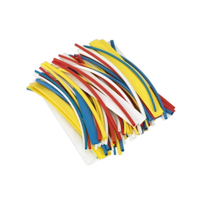 Sealey Heat Shrink Tubing Mixed Colours 200mm 100pc