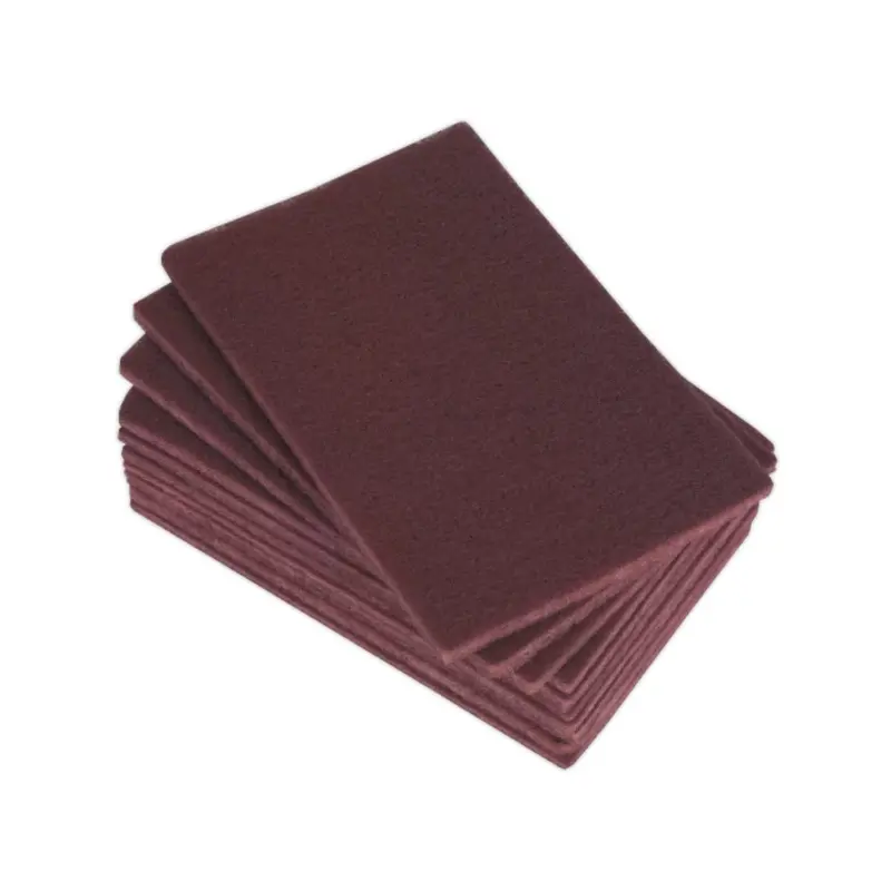 Sealey Abrasive Finishing Pad 150 x 230mm Medium Pack of 10