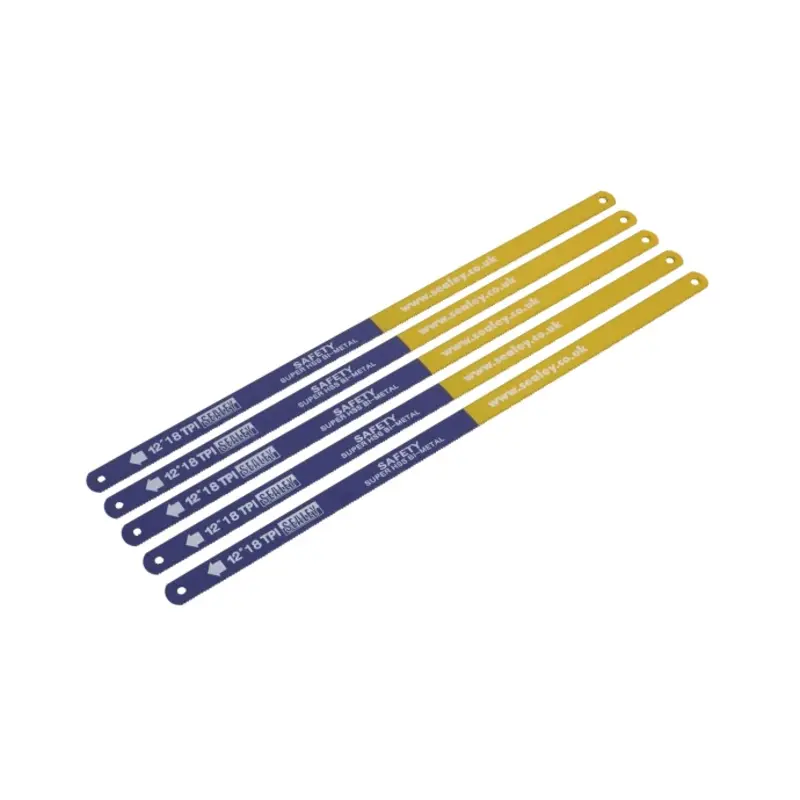 Sealey Hacksaw Blade 300mm HSS Bi-Metal 18tpi Pack of 5