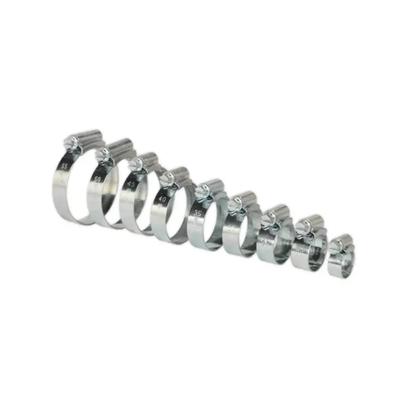 Sealey HI-GRIP Hose Clip Assortment 85pc Sizes 9.5-55mm