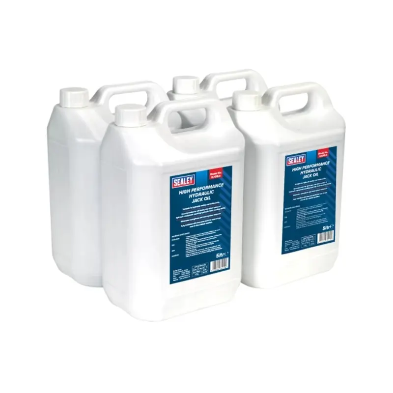 Sealey Hydraulic Jack Oil 5L - Pack of 4