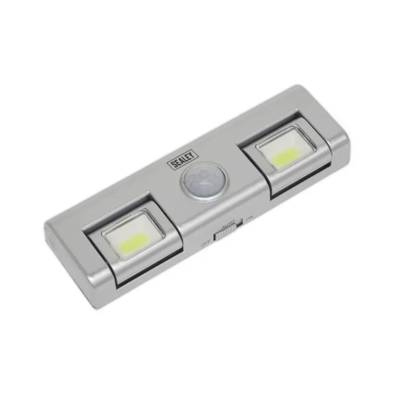 Sealey Auto Light 1W COB LED with PIR Sensor 3 x AA Cell
