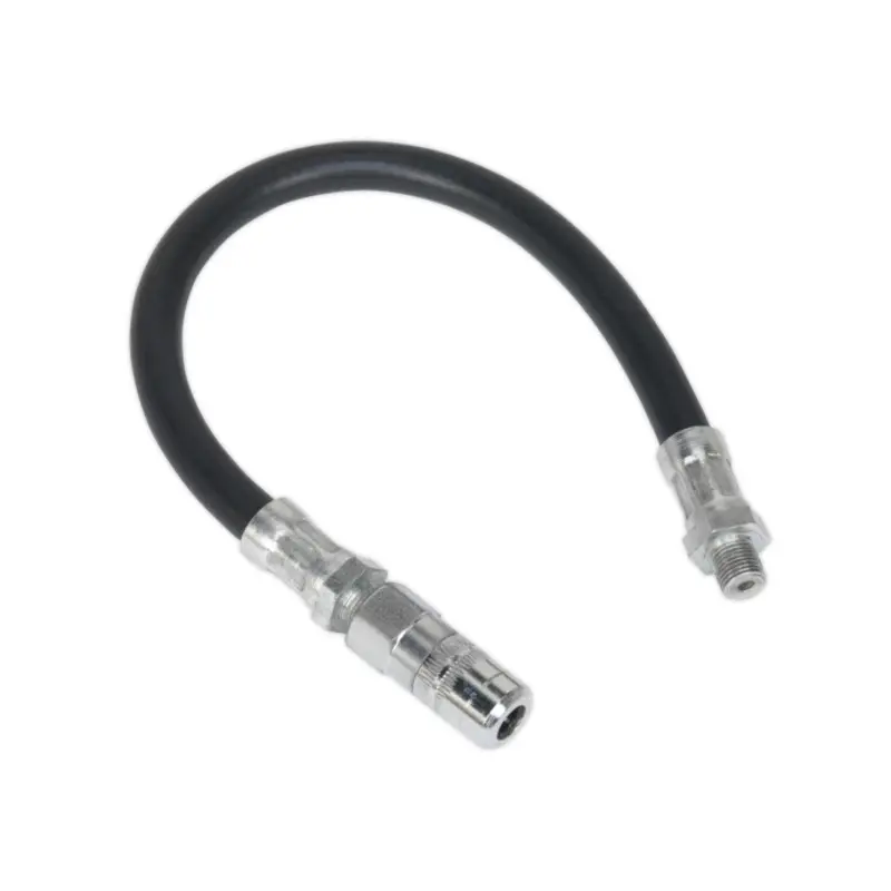 Sealey Rubber Delivery Hose with 4-Jaw Connector Flexible 300mm 1/8"BSP Gas