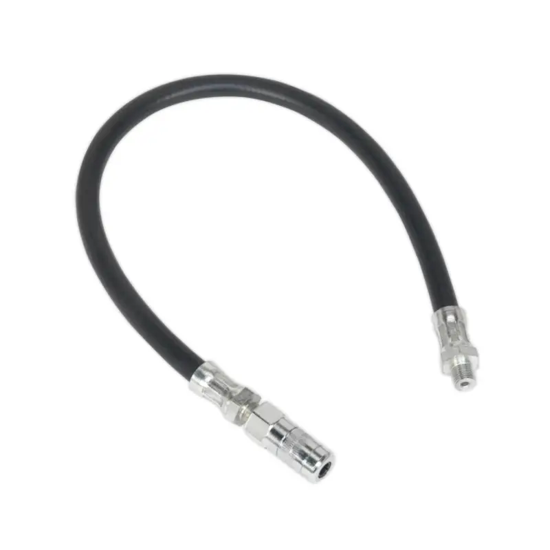Sealey Rubber Delivery Hose with 4-Jaw Connector Flexible 450mm 1/8"BSP Gas