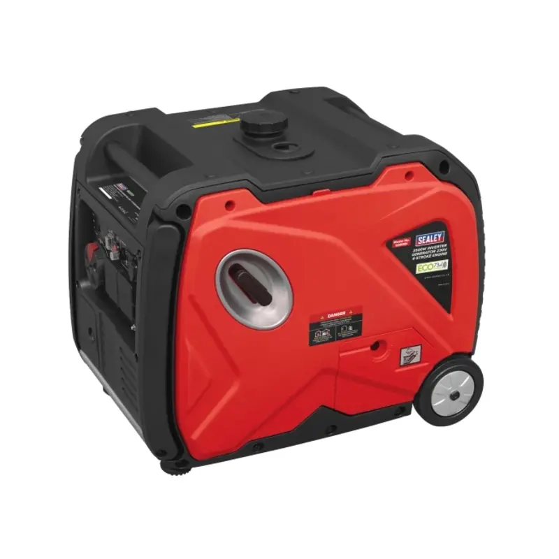Sealey 3500W Inverter Generator 230V - 4-Stroke Engine