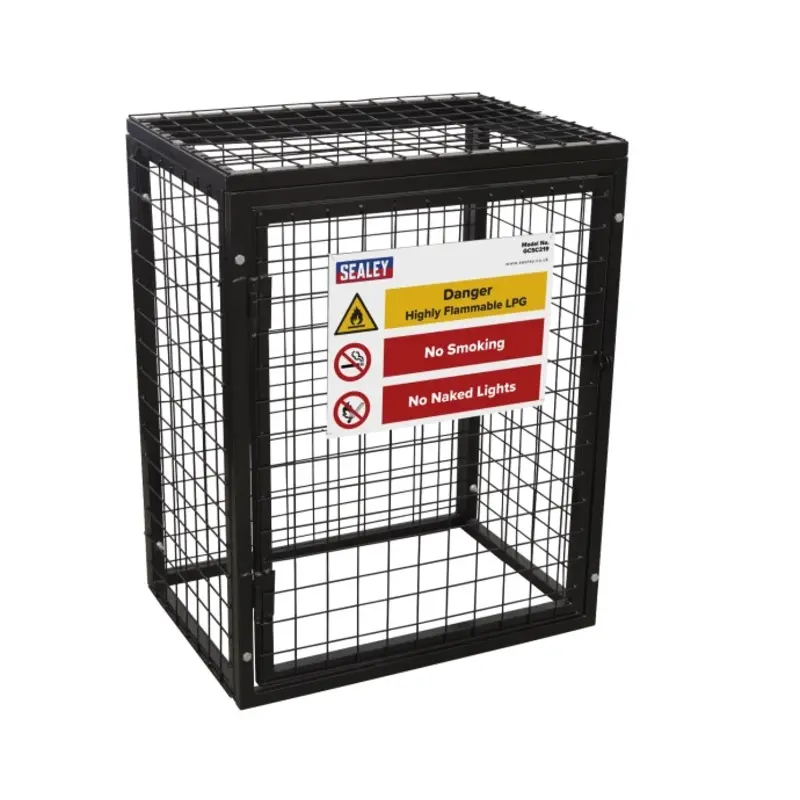 Sealey Safety Cage - 2 x 19kg Gas Cylinders
