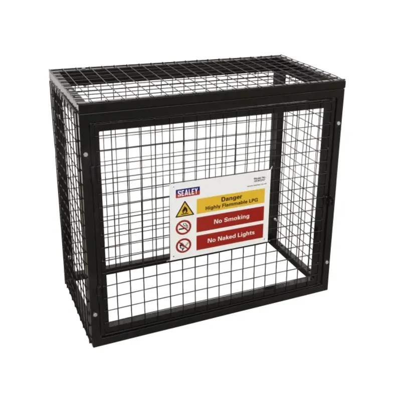 Sealey Safety Cage - 2 x 47kg Gas Cylinders