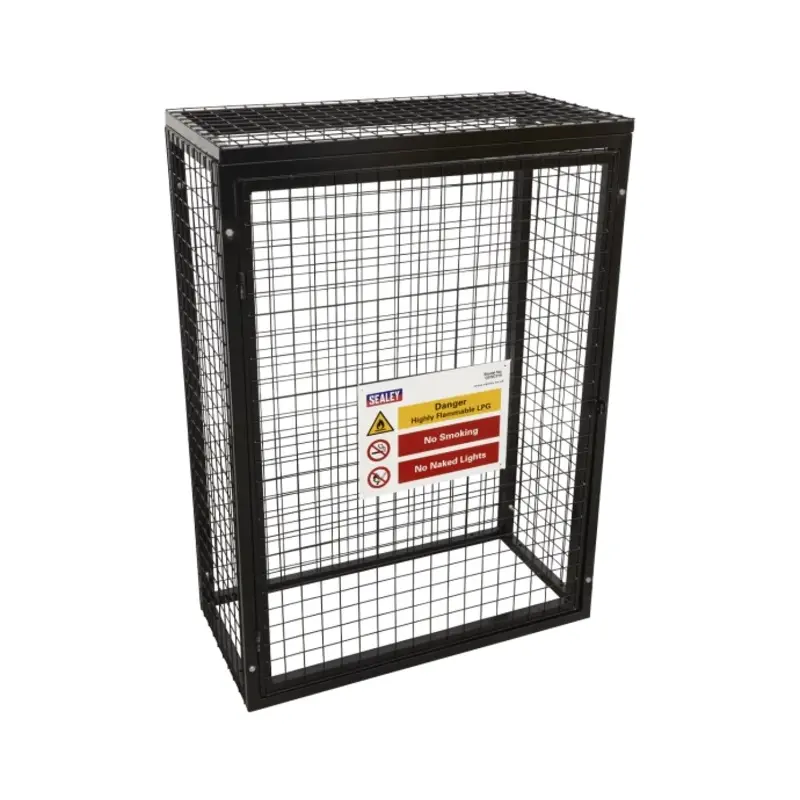 Sealey Safety Cage - 3 x 19kg Gas Cylinders