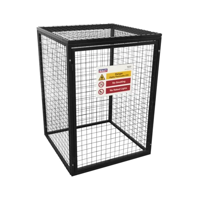 Sealey Safety Cage - 4 x 47kg Gas Cylinders