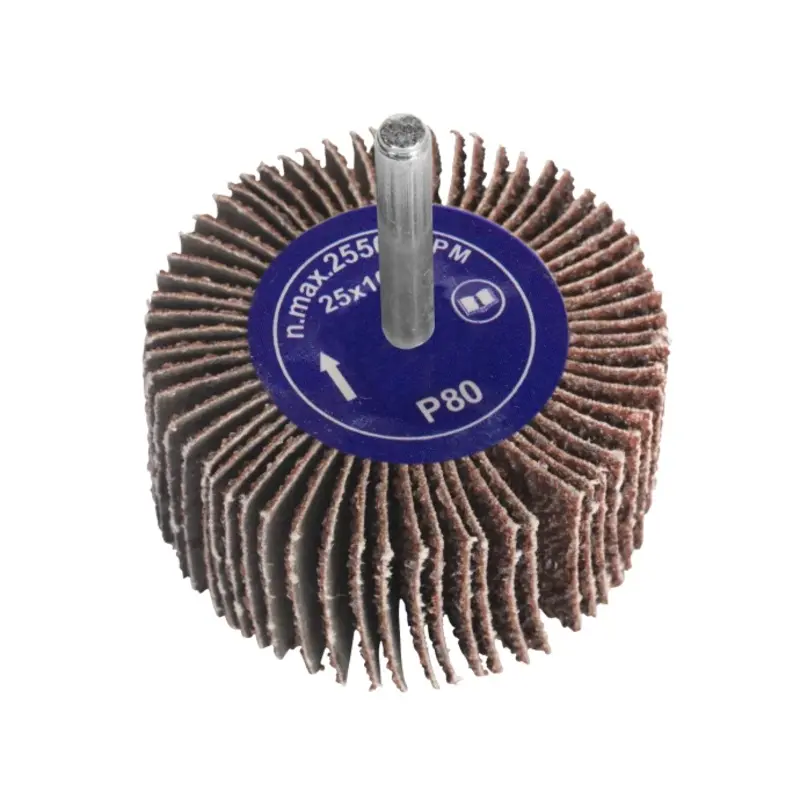 Sealey Abrasive Flap Wheel 25 x 10mm 6mm Shaft 80Grit