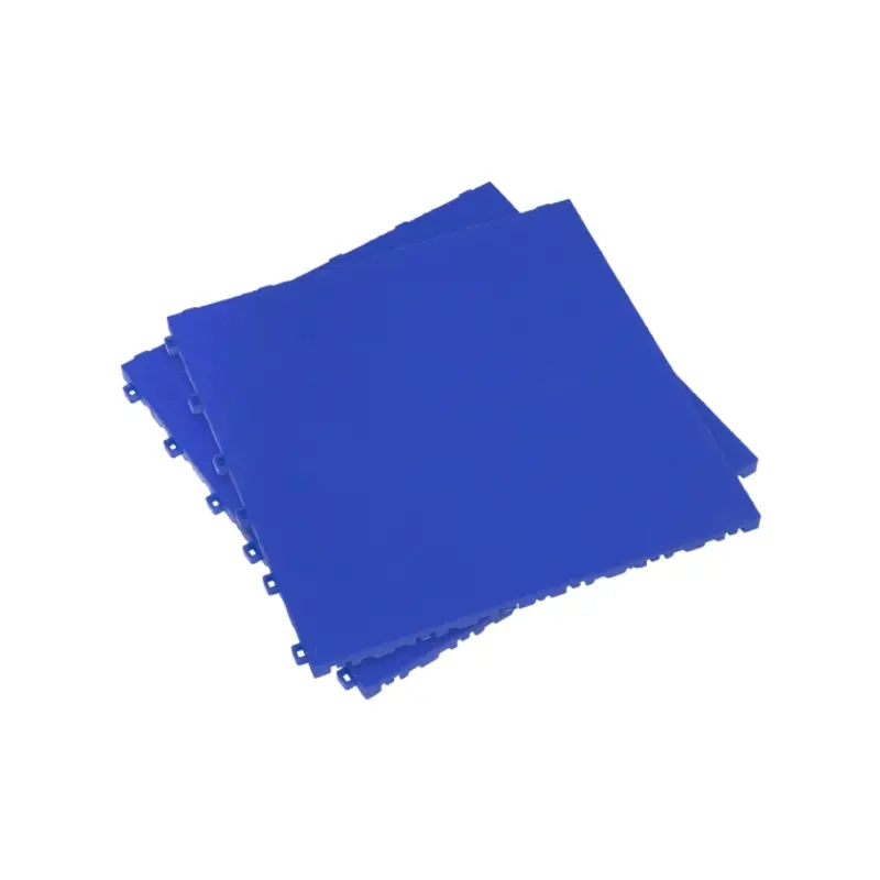 Sealey Polypropylene Floor Tile 400 x 400mm - Blue Treadplate - Pack of 9
