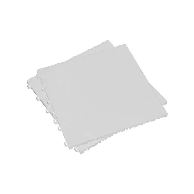 Sealey Polypropylene Floor Tile 400 x 400mm - White Treadplate - Pack of 9