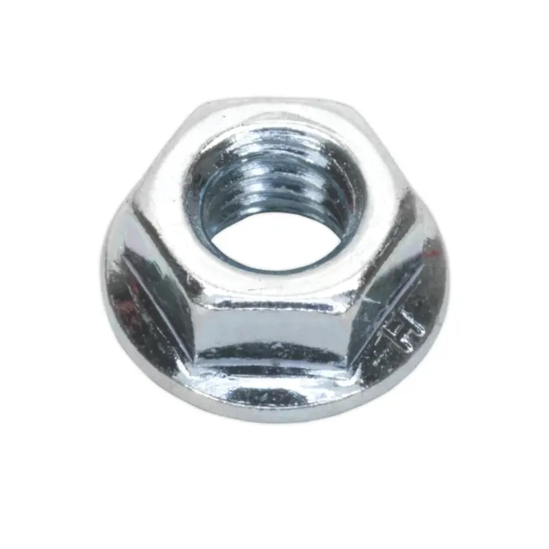 Sealey Flange Nut Serrated M6 Zinc Pack of 100