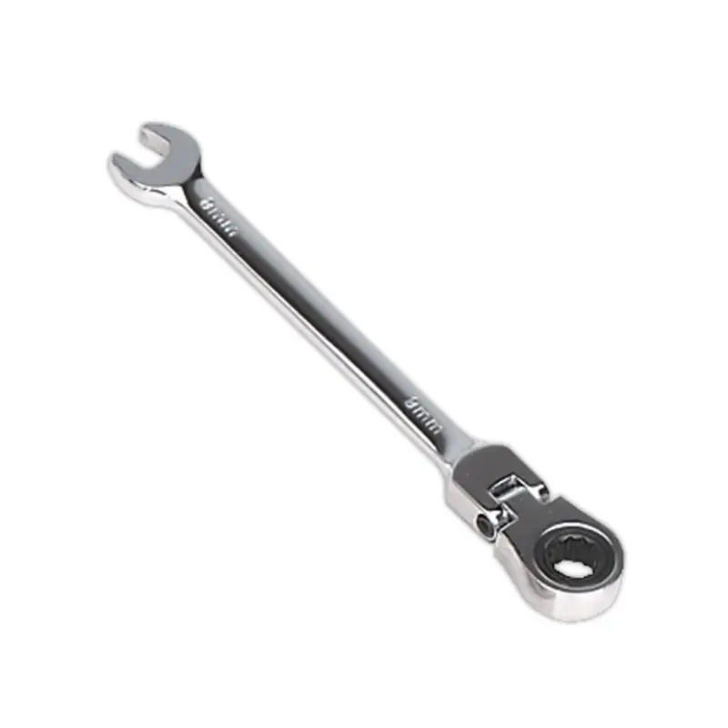 Sealey Flexi-Head Ratchet Combination Spanner 8mm