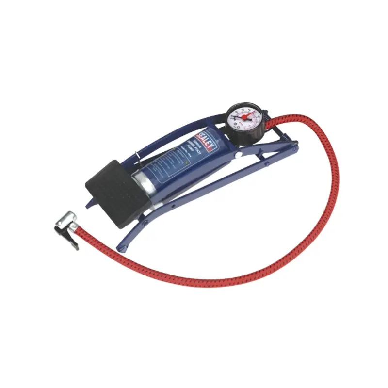 Sealey Foot Pump Single Barrel