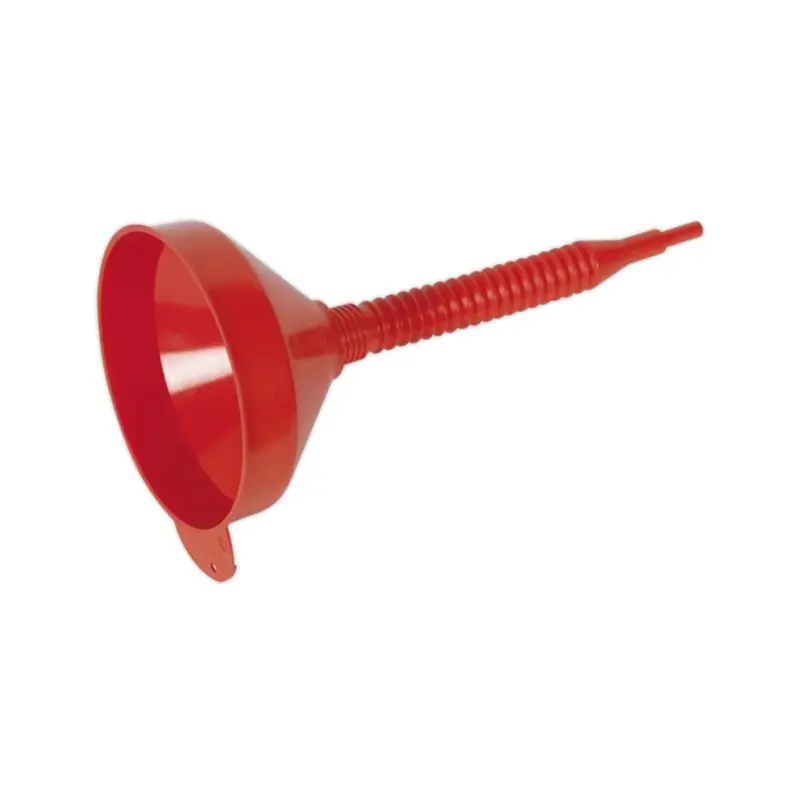 Sealey Flexi-Spout Funnel Medium 200mm with Filter