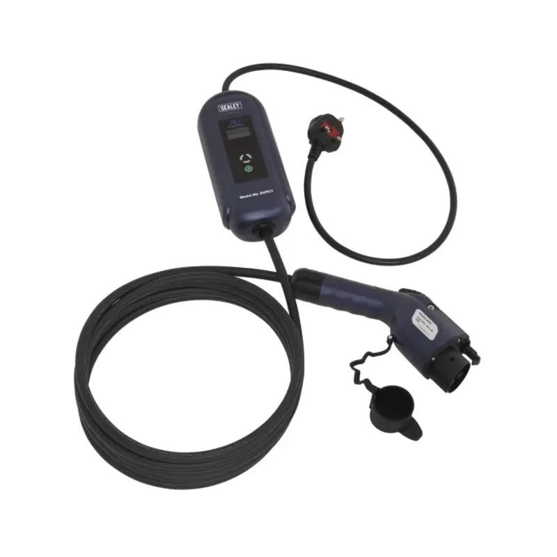 Sealey Portable EV Charger Type 1 to UK 10A (2.3KW) 5m Cable